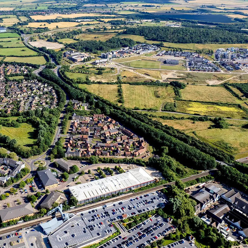 Bicester Aerial View, Web Design Bicester, Bicester Web Design, Website Design Agency