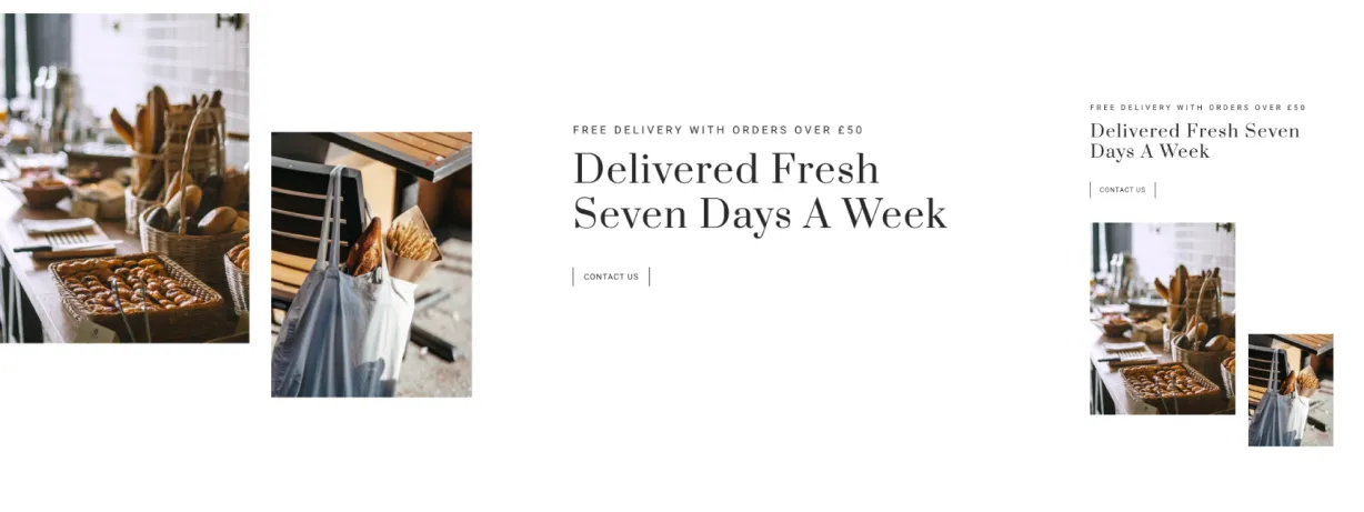 Bakery web design 5
