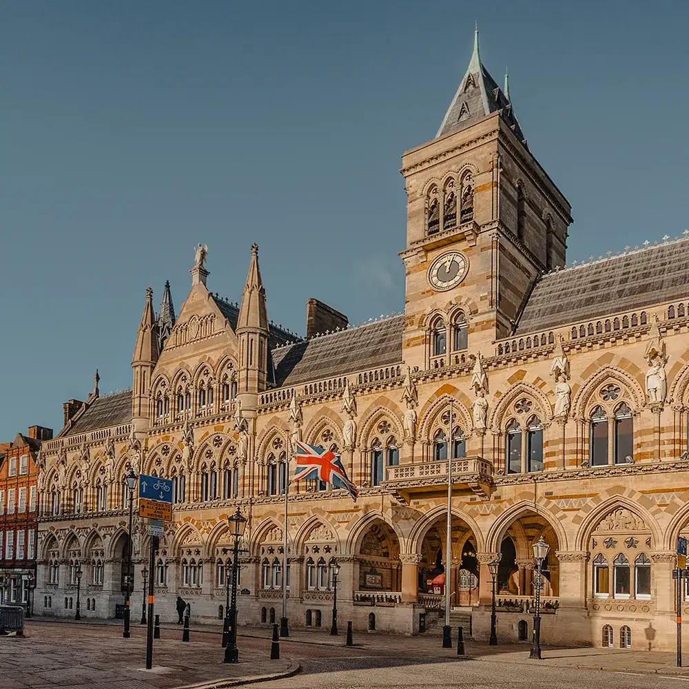 Web Design Northampton, city centre Ghildhall UK