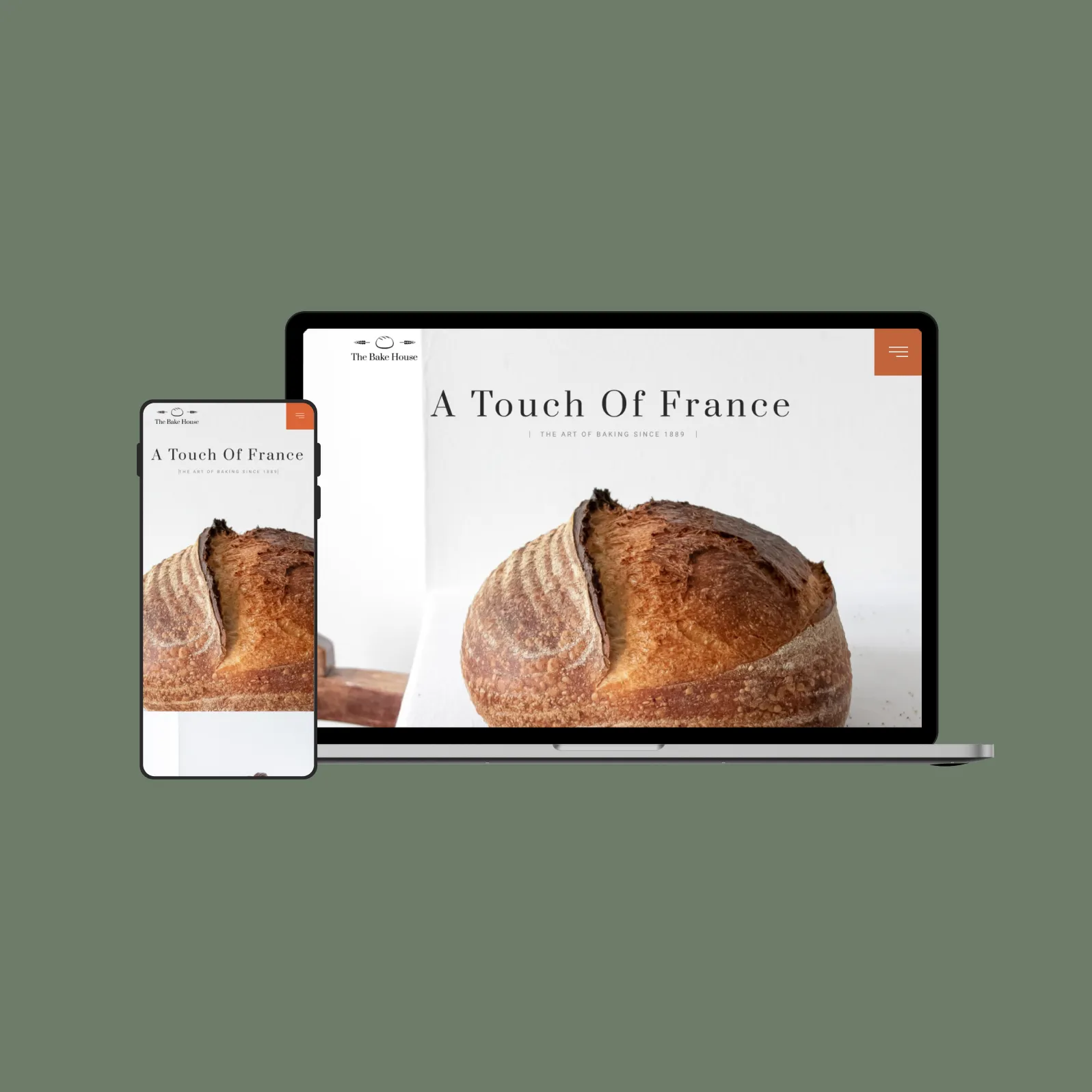 Bakery web design